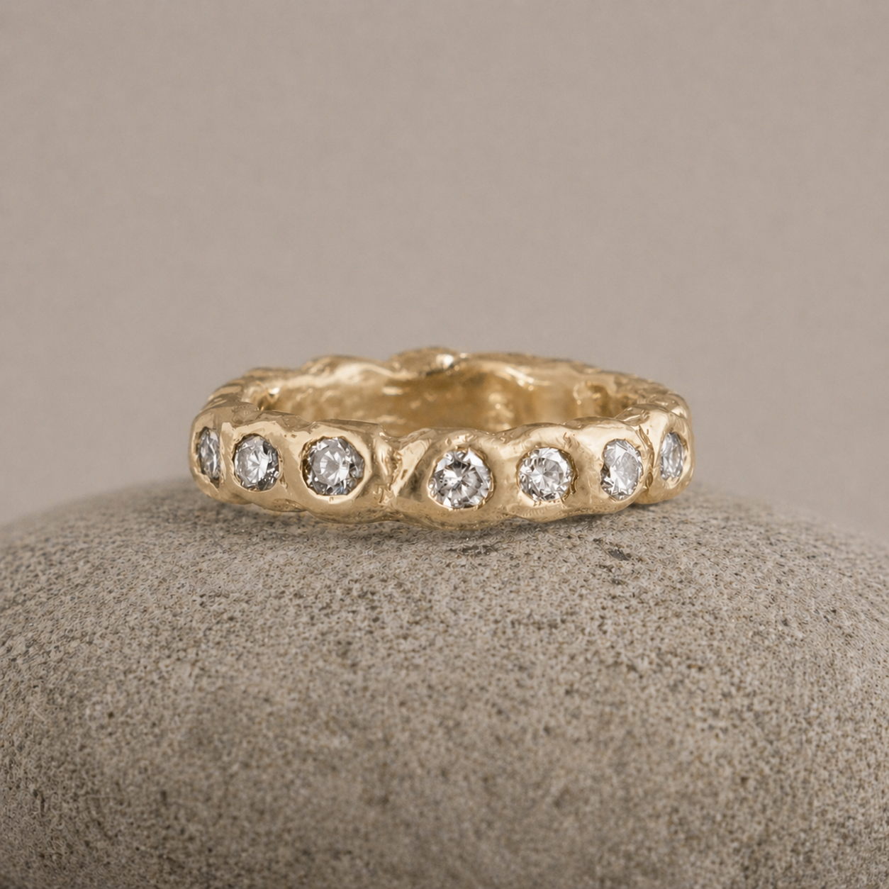 Diamond Bubbly Ring