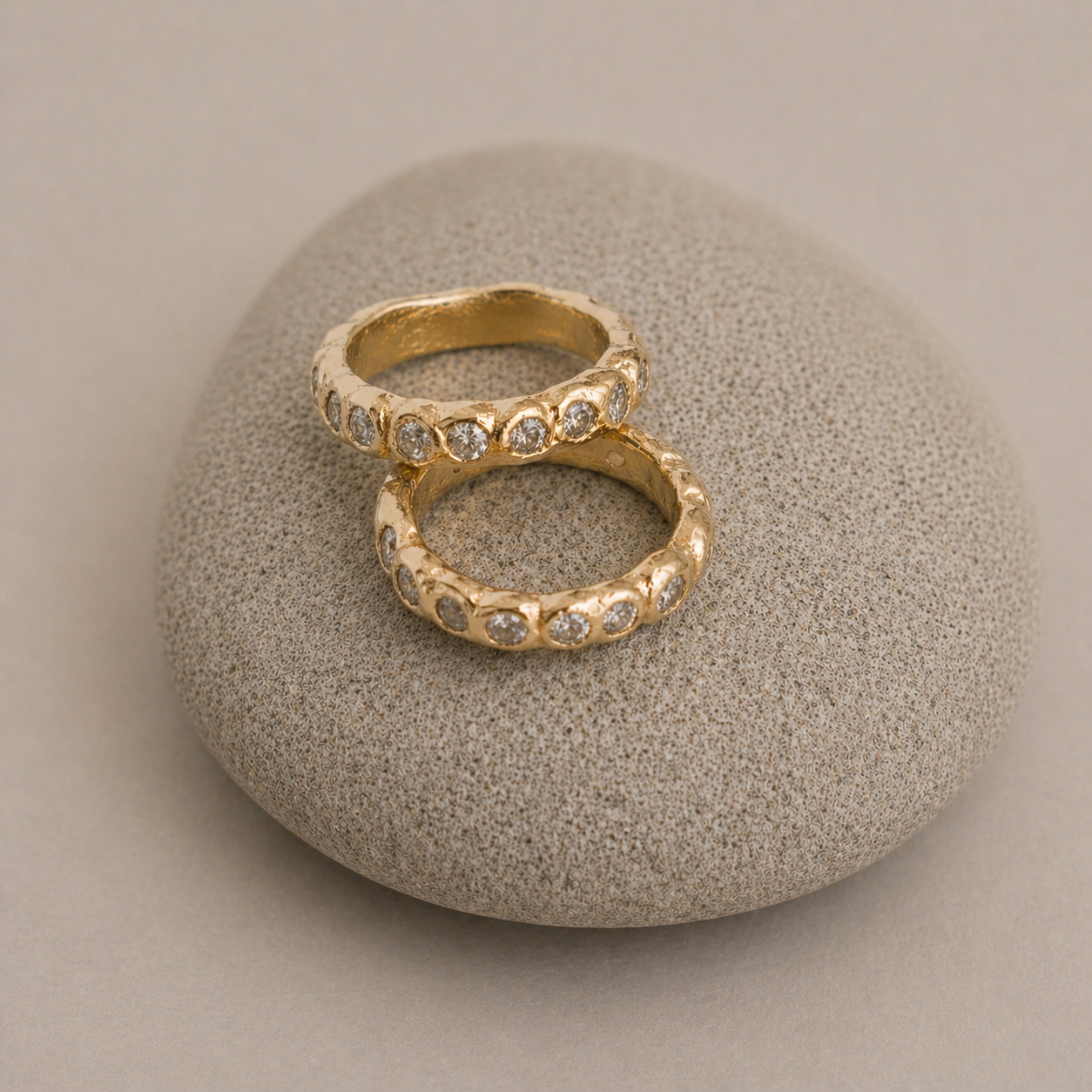 Diamond Bubbly Ring